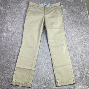 Tommy Bahama Pants Men's 32X31 Beige Straight Mid-Rise Khaki Chinos Casual Work